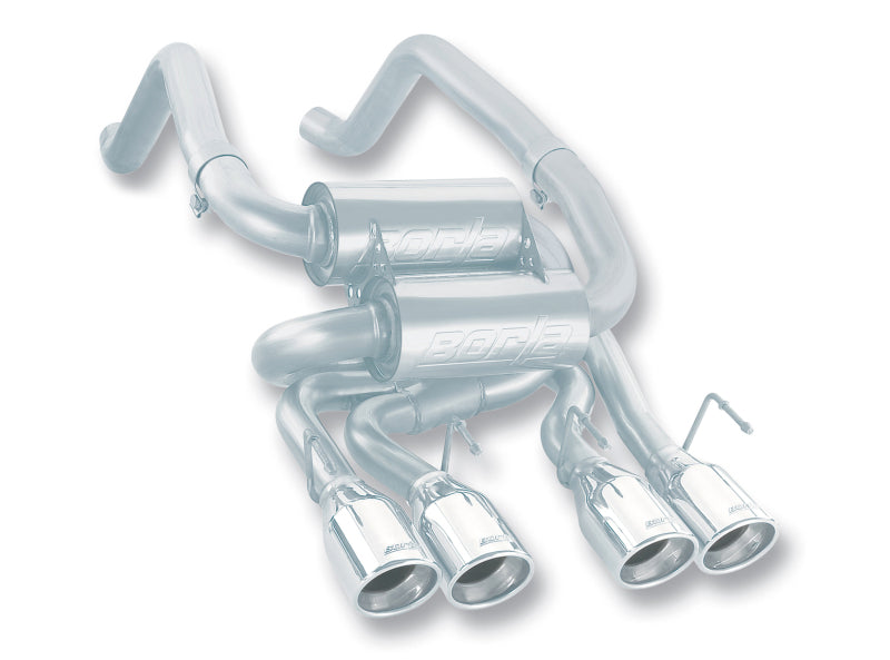 Borla 05-08 Corvette Convertible/Coupe 6.0L/6.2L 8cyl SS S-Type Exhaust (REAR SECTION ONLY).