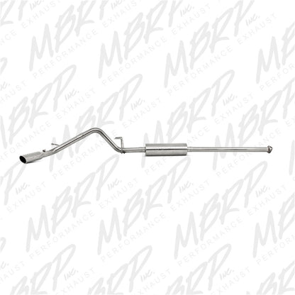 MBRP 05-13 Toyota Tacoma 4.0L EC/CC Cat Back Single Exit Aluminized Exhaust.