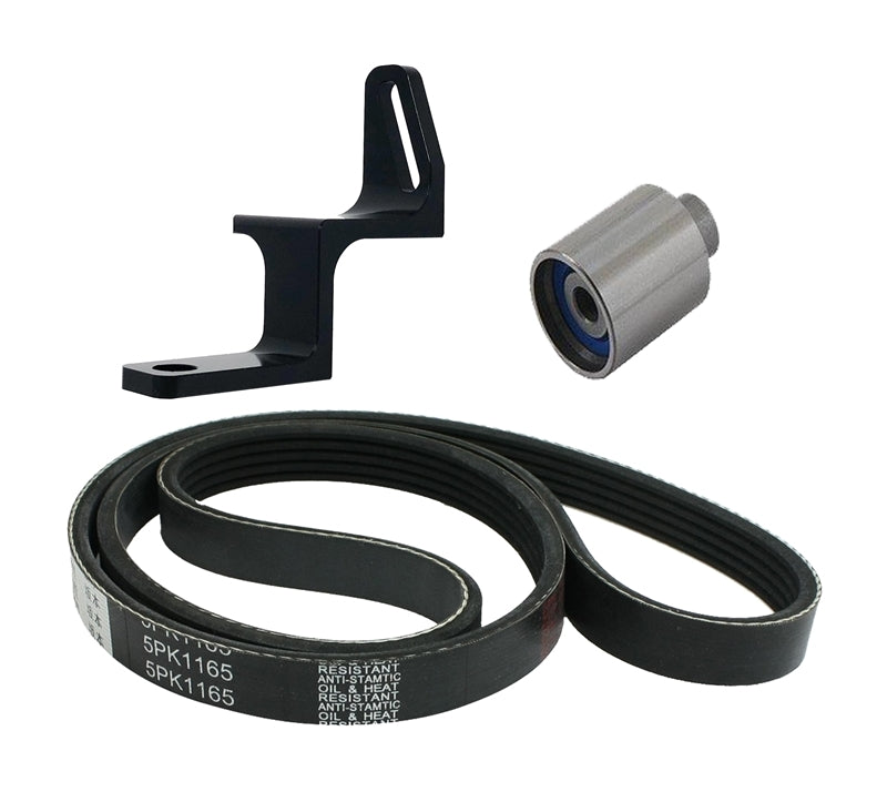 Torque Solution Reversed Intake Manifold Alternator Relocation Bracket Kit: 02-14 Subaru WRX.