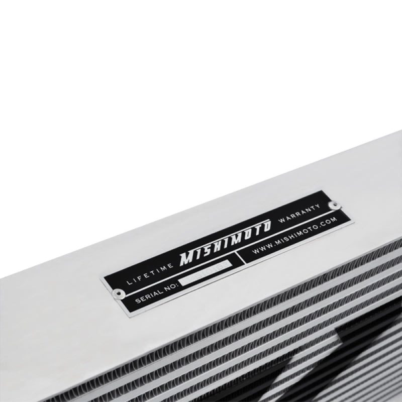 Mishimoto Universal Silver R Line Intercooler Overall Size: 31x12x4 Core Size: 24x12x4 Inlet / Outle.