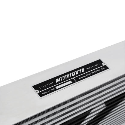 Mishimoto Universal Silver R Line Intercooler Overall Size: 31x12x4 Core Size: 24x12x4 Inlet / Outle.