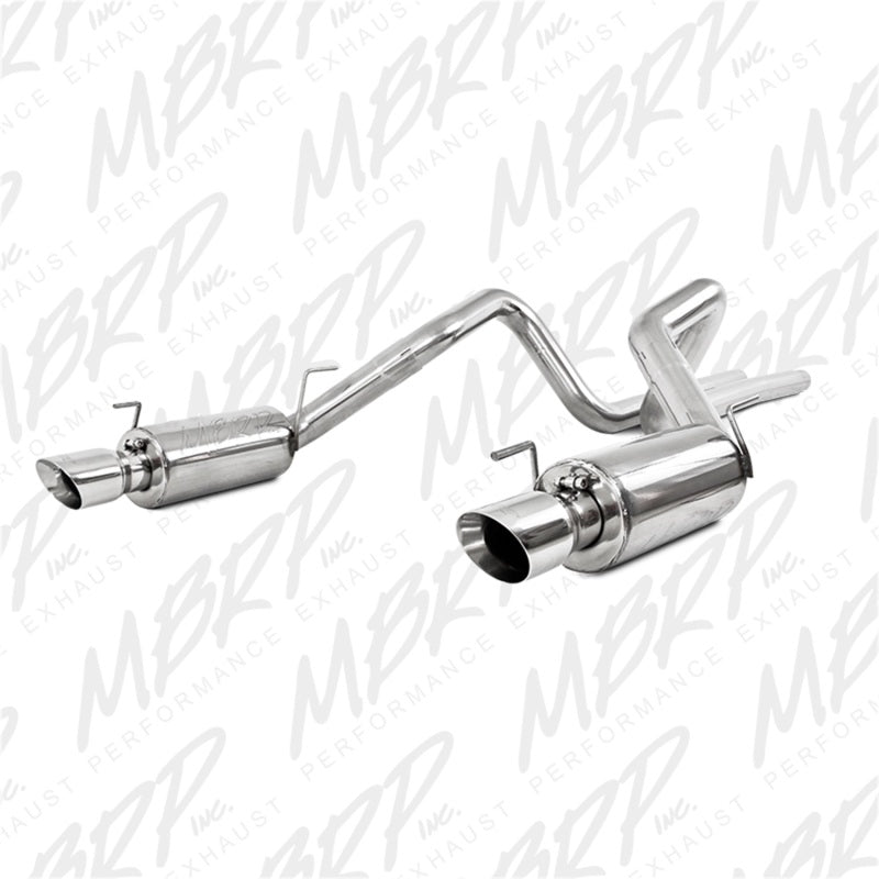 MBRP 05-09 Ford Shelby GT500 / GT Dual Split Rear Street Version 4in Tips T409 Exhaust System.