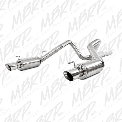 MBRP 05-09 Ford Shelby GT500 / GT Dual Split Rear Street Version 4in Tips T409 Exhaust System.