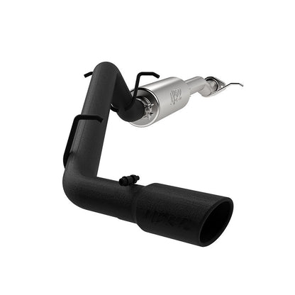 MBRP 2015 Chevy/GMC Colorado/Canyon 2.5L & 3.6L Black Coated 3in C/B Single Side Exit.