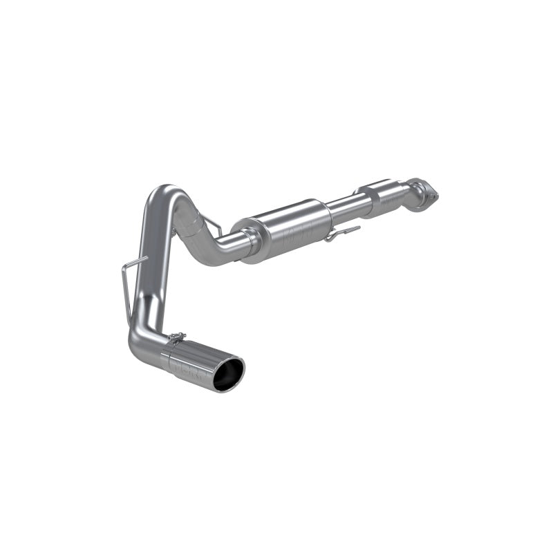 MBRP 11-12 Ford F150 SVT Raptor 6.2L EC-SB/CC-SB 3.5in Cat Back Single Exit Alum Exhaust System.