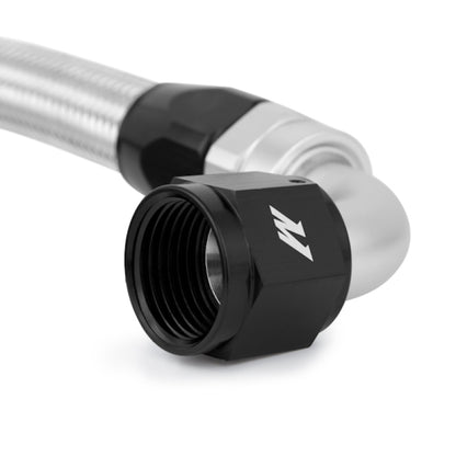 Mishimoto 4 Ft Stainless Steel Braided Hose w/ -10AN Fittings.