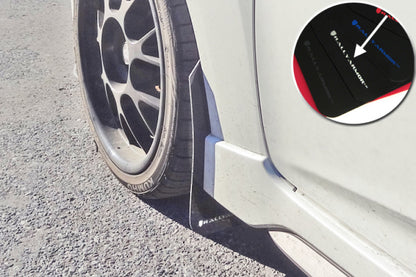Rally Armor 12-13 Hyundai Veloster UR Black Mud Flap w/ White Logo.