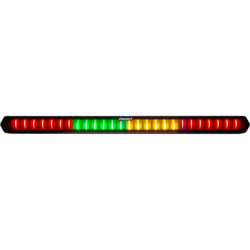 Rigid Industries 28in Chase Light Bar Universal - Rear Facing 27 Mode 5 Color LED Light Bar.