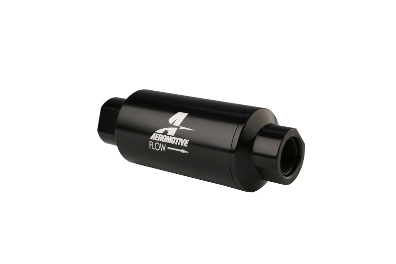 Aeromotive In-Line Filter - AN-10 - Black - 10 Micron.