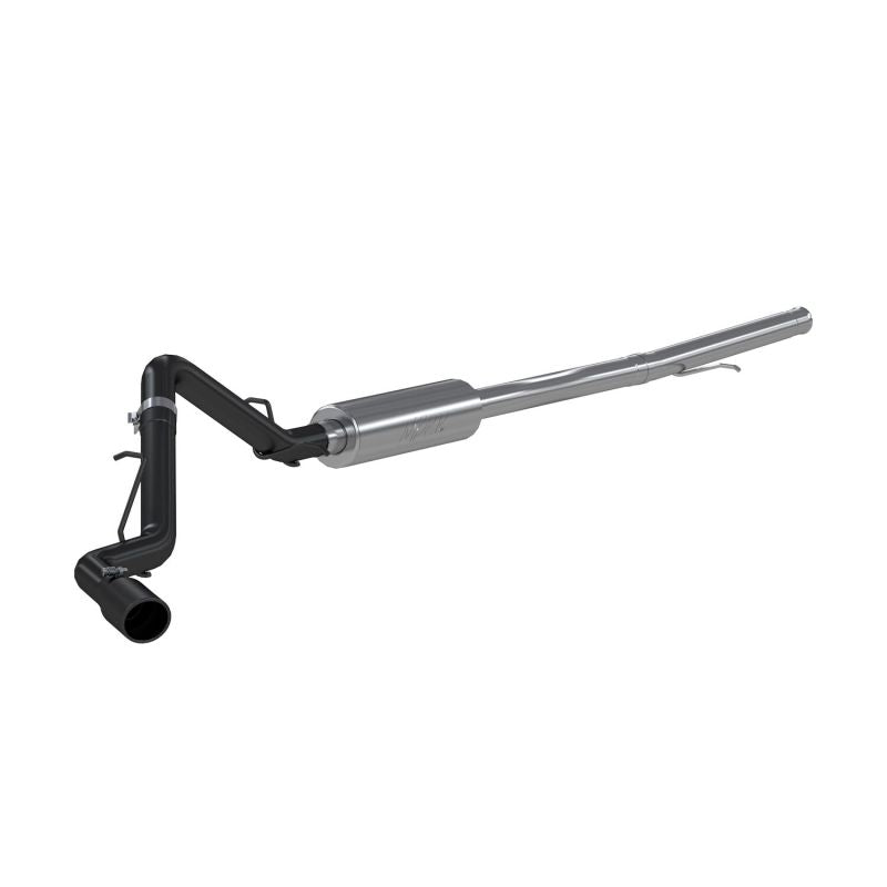 MBRP 2019 Chevrolet/GMC 1500 Silverado/Sierra 4.3L & 5.3L 3 in Cat Back, Single Side (Black Coated).