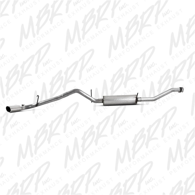 MBRP 04-11 Chevy Colorado / GMC Canyon 2.8L/2.9L/3.5L/3.7L Cat Back Single Side Aluminized Exhaust.