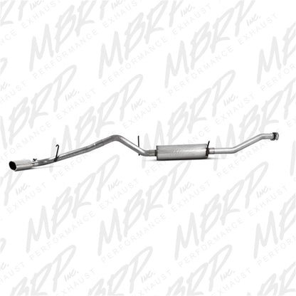 MBRP 04-11 Chevy Colorado / GMC Canyon 2.8L/2.9L/3.5L/3.7L Cat Back Single Side Aluminized Exhaust.
