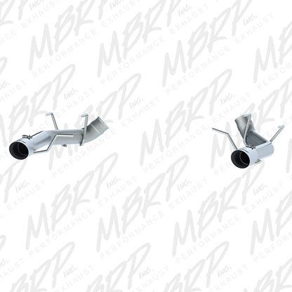 MBRP 2011-2014 Ford Mustang GT 3in Dual Axle Back Muffler Delete - T304.