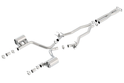 Borla 2015-2016 Charger SRT 392 / Scat Pack 6.4L Atak Catback Exhaust Single Split Rear Exit.