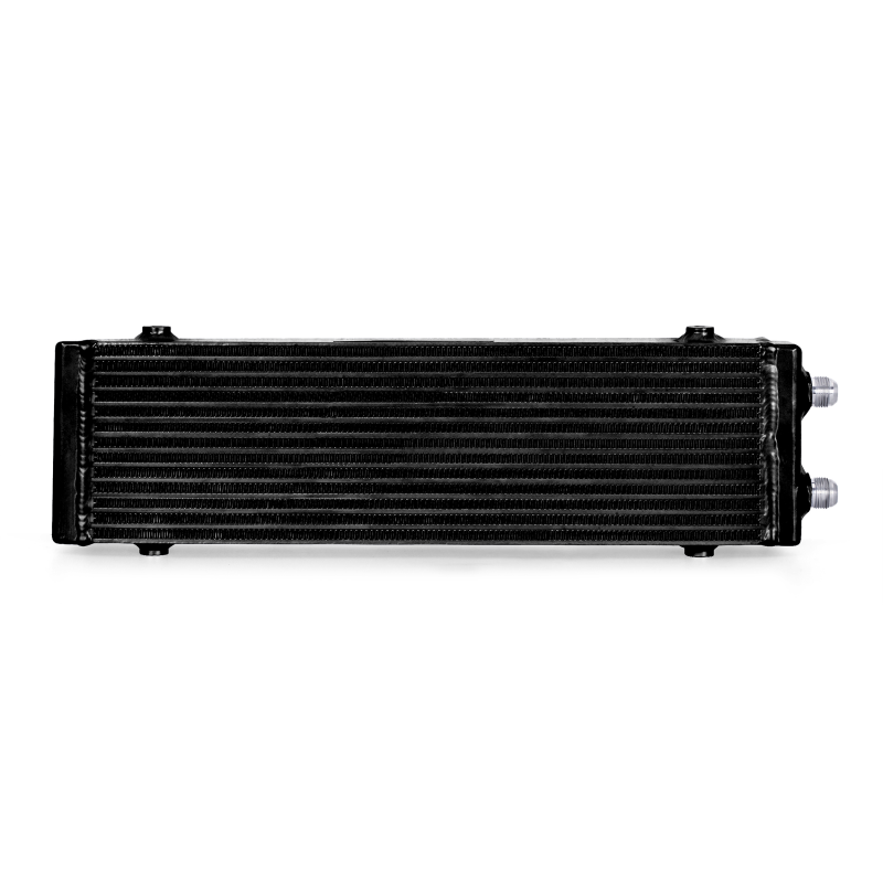 Mishimoto Universal Large Bar and Plate Dual Pass Black Oil Cooler.
