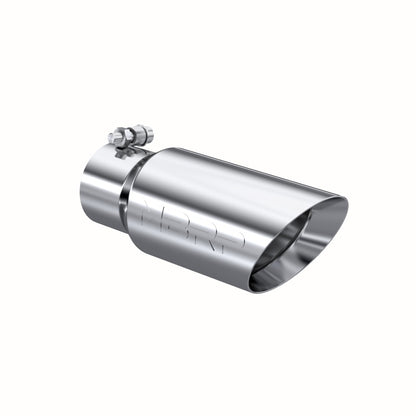 MBRP Universal Tip 4in OD 3in Inlet 10in Length Dual Wall Angled End T304.