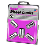 McGard Wheel Lock Nut Set - 4pk. (Cone Seat) 7/16-20 / 3/4 Hex / 1.46in. Length - Chrome.