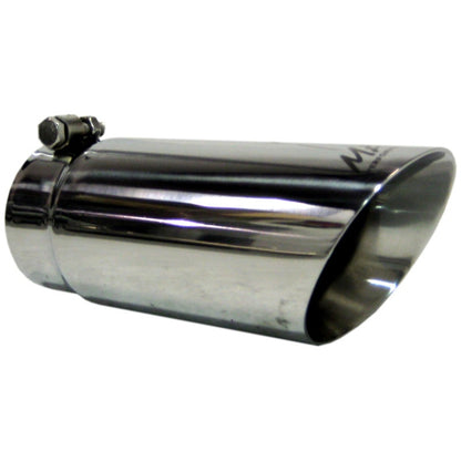 MBRP Universal Tip 3in O.D. Dual Wall Angled 4 inlet 10 length.