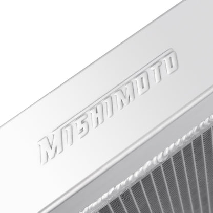 Mishimoto Universal Dual Pass Race Radiator 27x19x3 Inches Aluminum Radiator.