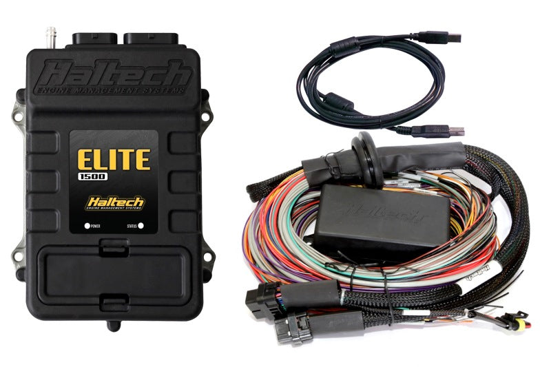 Haltech Elite 1500 Premium Universal Wire-In Harness ECU Kit.
