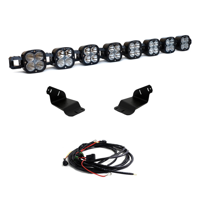 Baja Designs 2021+ Ford Bronco Roof Light Bar Kit 8 XL Linkable.