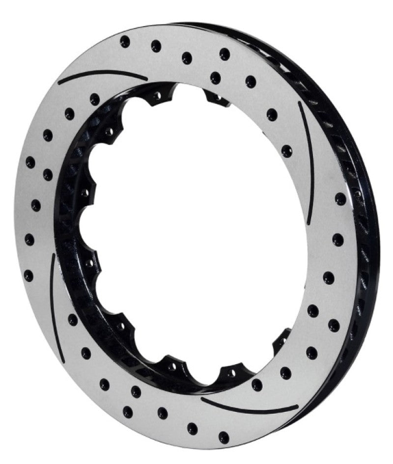 Wilwood Rotor-SV-SRP 72 Iron-RH-BLK-Drill 14.00 x 1.25 - 12 on 8.75in.
