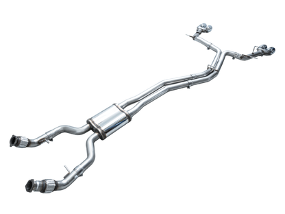 AWE Tuning Touring Catback Exhaust - Diamond Black Tips | 3020-42101