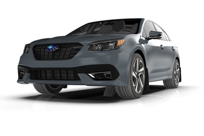 Rally Armor 20+ Subaru Legacy UR Black Mud Flap w/ White Logo.