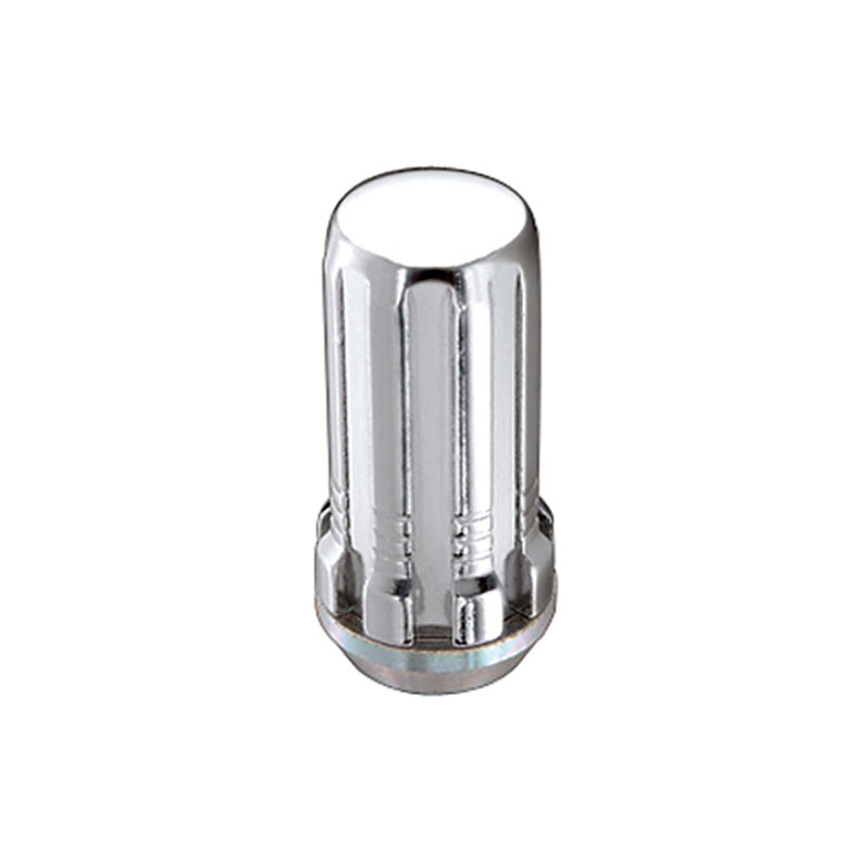 McGard SplineDrive Lug Nut (Cone Seat) M14X1.5 / 1.648in. Length (4-Pack) - Chrome (Req. Tool).