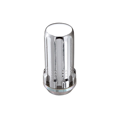 McGard SplineDrive Lug Nut (Cone Seat) M14X1.5 / 1.648in. Length (4-Pack) - Chrome (Req. Tool).