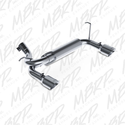 MBRP 07-14 Jeep Wrangler/Rubicon 3.6L/3.8L V6 Axle-Back Dual Rear Exit Aluminum Performance Exhuast.
