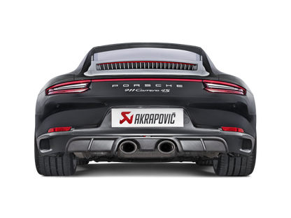 Akrapovic 16-17 Porsche 911 Carrera S/4/4S/GTS (991.2) Slip-On Line (Titanium) w/ Titanium Tips.