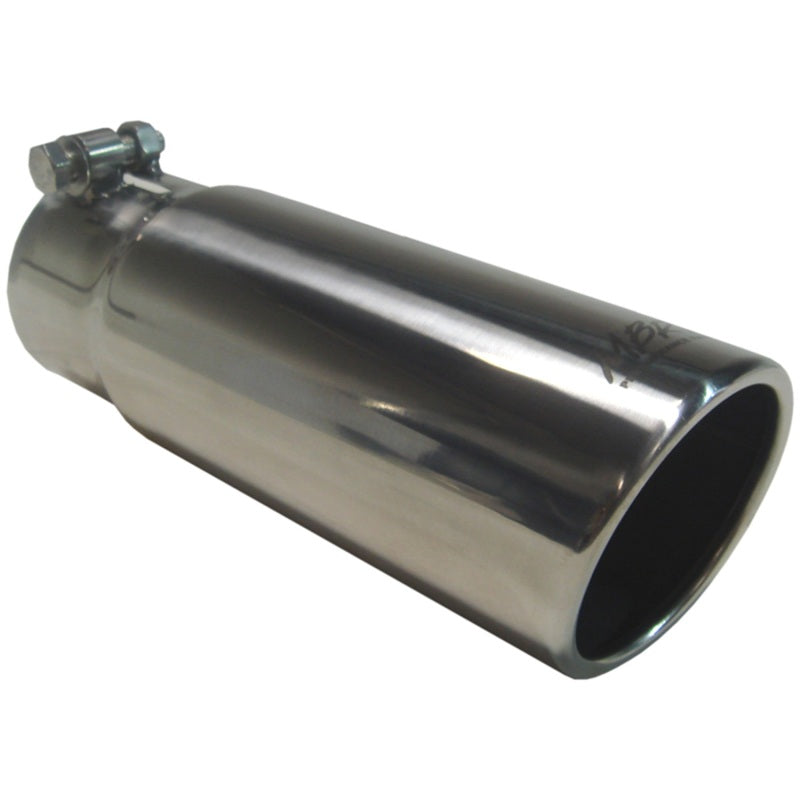 MBRP Universal Tip 3in O.D. Angled Rolled End 3 inlet 10 length.