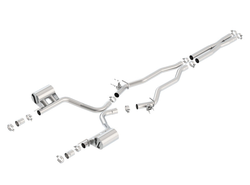 Borla 2015-2016 Charger SRT 392 / Scat Pack 6.4L Atak Catback Exhaust Single Split Rear Exit.