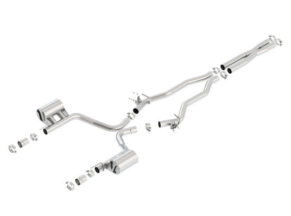 Borla 2015-2016 Charger SRT 392 / Scat Pack 6.4L Atak Catback Exhaust Single Split Rear Exit.