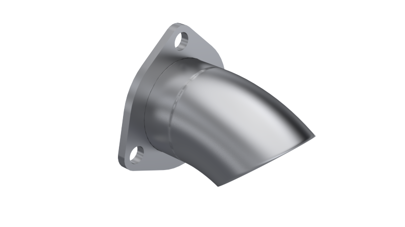 QTP 2.5in Bolt-On QTEC Adjustable Turn Down.