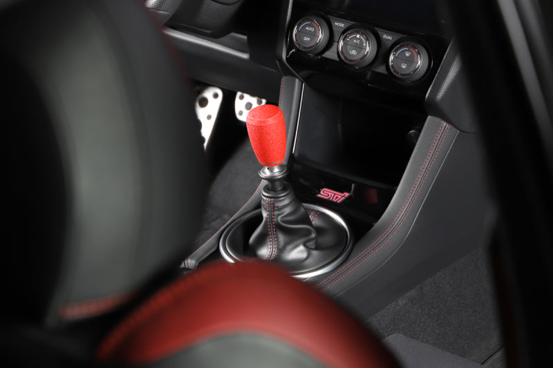GrimmSpeed Shift Knob Stainless Steel - Subaru 5 Speed and 6 Speed Manual Transmission - Red.