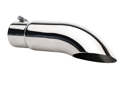 Gibson Turn Down Slash-Cut Tip - 3in OD/2.25in Inlet/12in Length - Stainless.