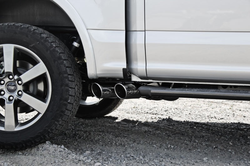 MBRP 15-16 Ford F-150 2.7L/3.5L/5.0L 3in Cat Back Single Side Pre-Axle Dual Exit ALU.