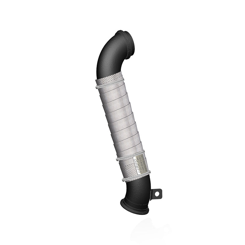 MBRP 04.5-2010 Chev/GMC 6.6L Duramax Black 3in Down Pipe.