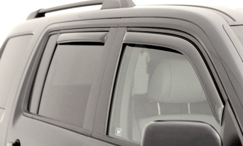 AVS 2018 Ford Expedition Ventvisor In-Channel Front & Rear Window Deflectors 4pc - Smoke.