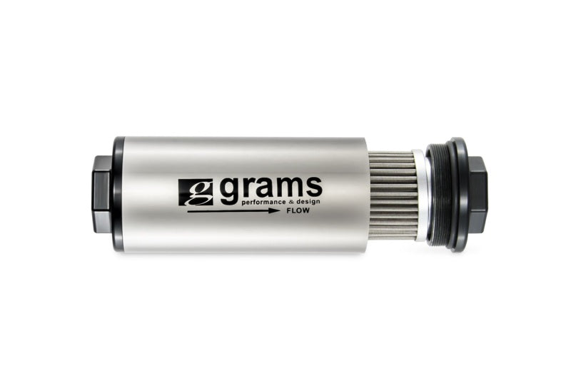 Grams Performance 100 Micron -8AN Fuel Filter.