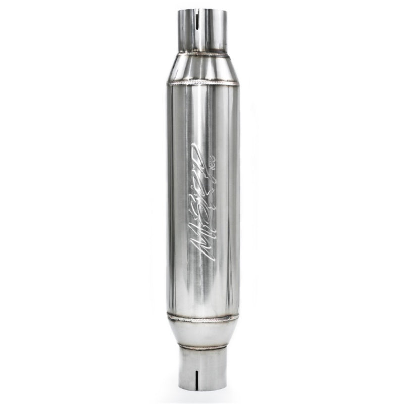 MBRP Universal Resonator 2.5in inlet/outlet 16in body 20in overall T304.