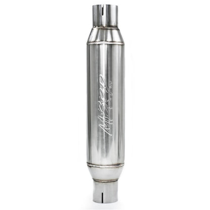 MBRP Universal Resonator 2.5in inlet/outlet 16in body 20in overall T304.