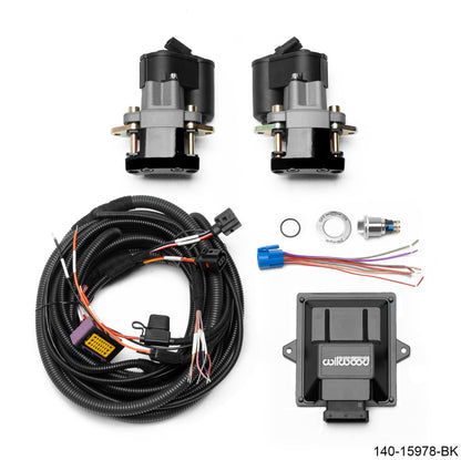 Wilwood Electronic Parking Brake Rear Retrofit Kit - 0.810in Rotor Black.
