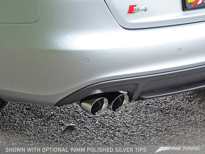 AWE Tuning Touring Catback Exhaust - Chrome 102MM Tips | 3010-42016
