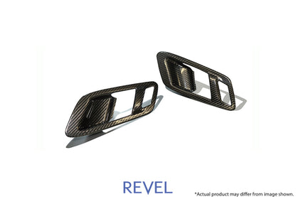 Revel GT Dry Carbon Inner Door Handle Cover 2020 Toyota GR Supra - 2 Pieces.
