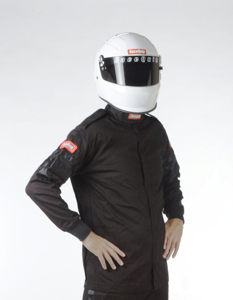 RaceQuip Black SFI-1 1-L Jacket - Small.