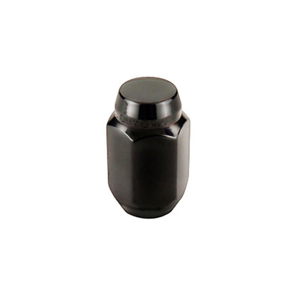 McGard Hex Lug Nut (Cone Seat) M12X1.5 / 13/16 Hex / 1.5in. Length (4-pack) - Black.