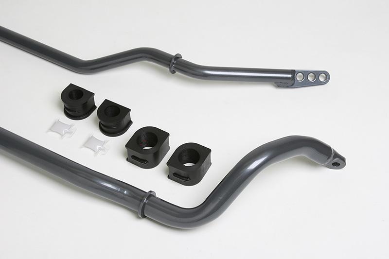 Progress Tech 97-13 Chevy Corvette C6 Front/Rear Sway Bar Kit (FR 35mm Tubular / RR 25mm Tube Adj).